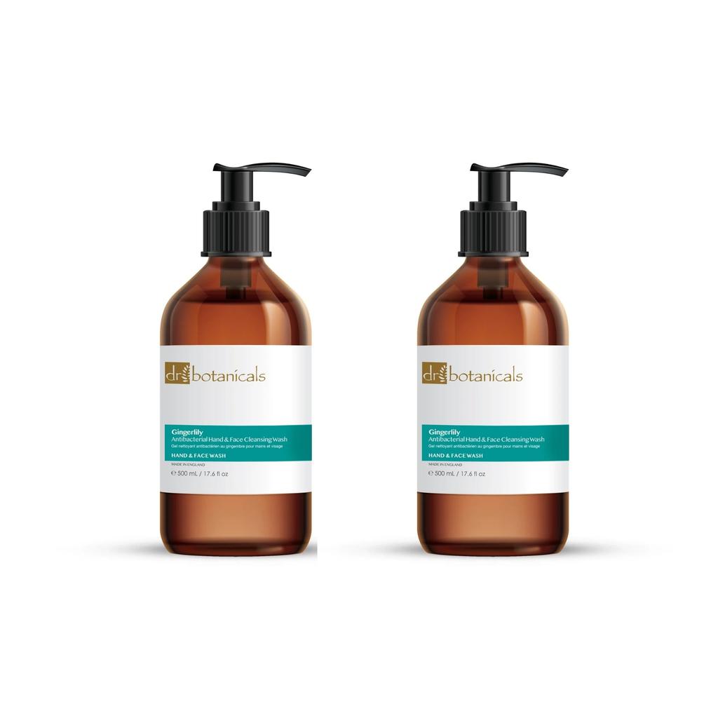 Dr. Botanicals Gingerlily Hand & Face Cleansing Wash 500ml Twin Value Savings Pack