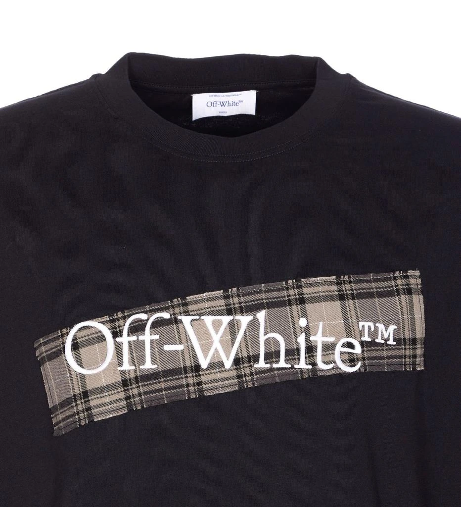Off-White Off-White Logo Embroidered Crewneck T-Shirt 4