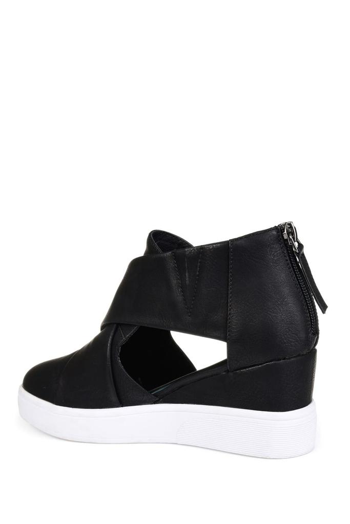 Journee Collection JOURNEE Seena Crossover Platform Wedge Pump