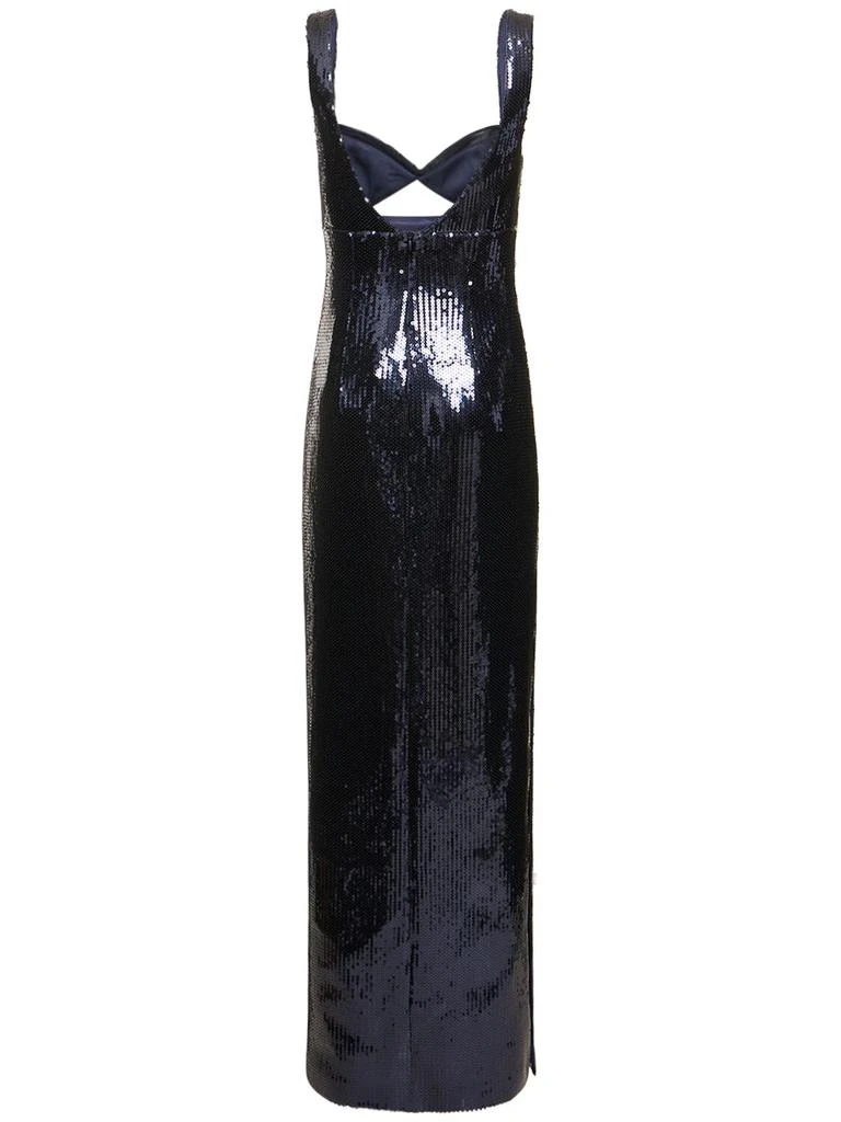 GALVAN Liquid Sequined Cutout Maxi Dress 4