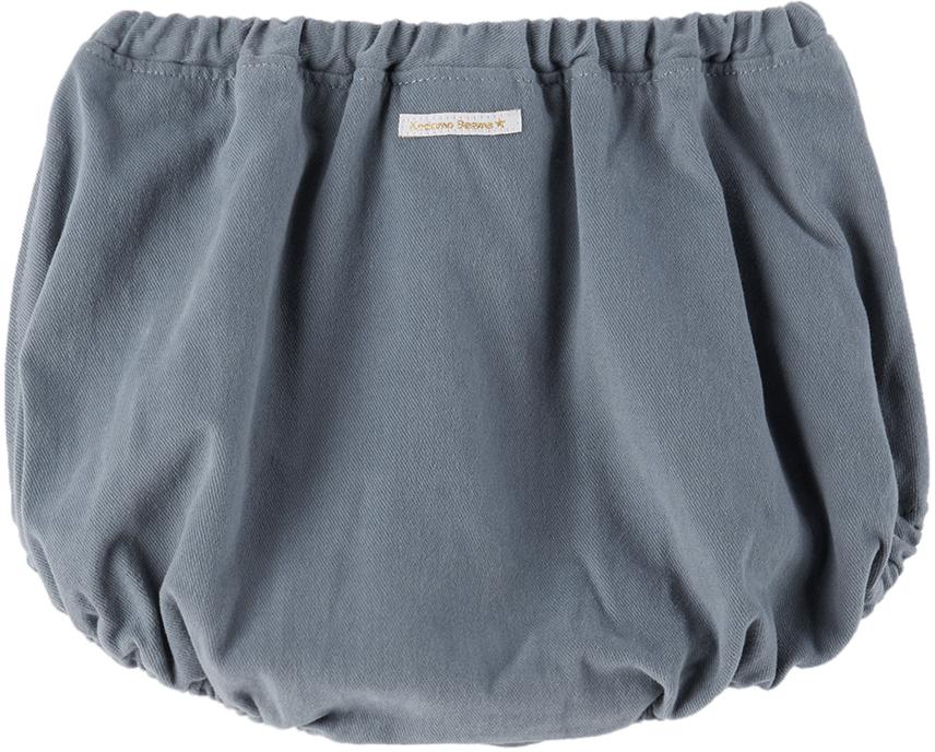 Kodomo BEAMS Baby Blue Cotton Bloomers