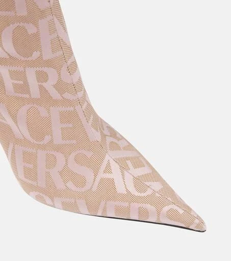 Versace Versace Allover knee-high boots 6