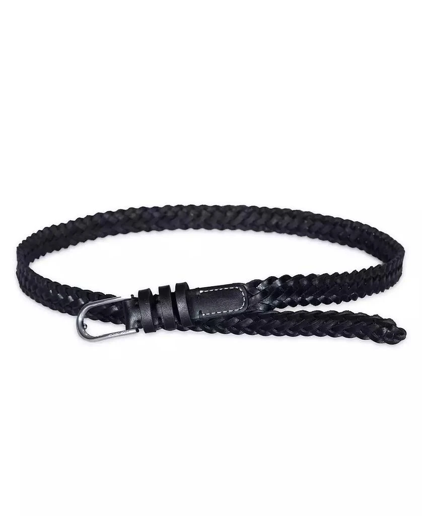 Shop Micheal Kors Women's Braided Leather Belt on Sale at