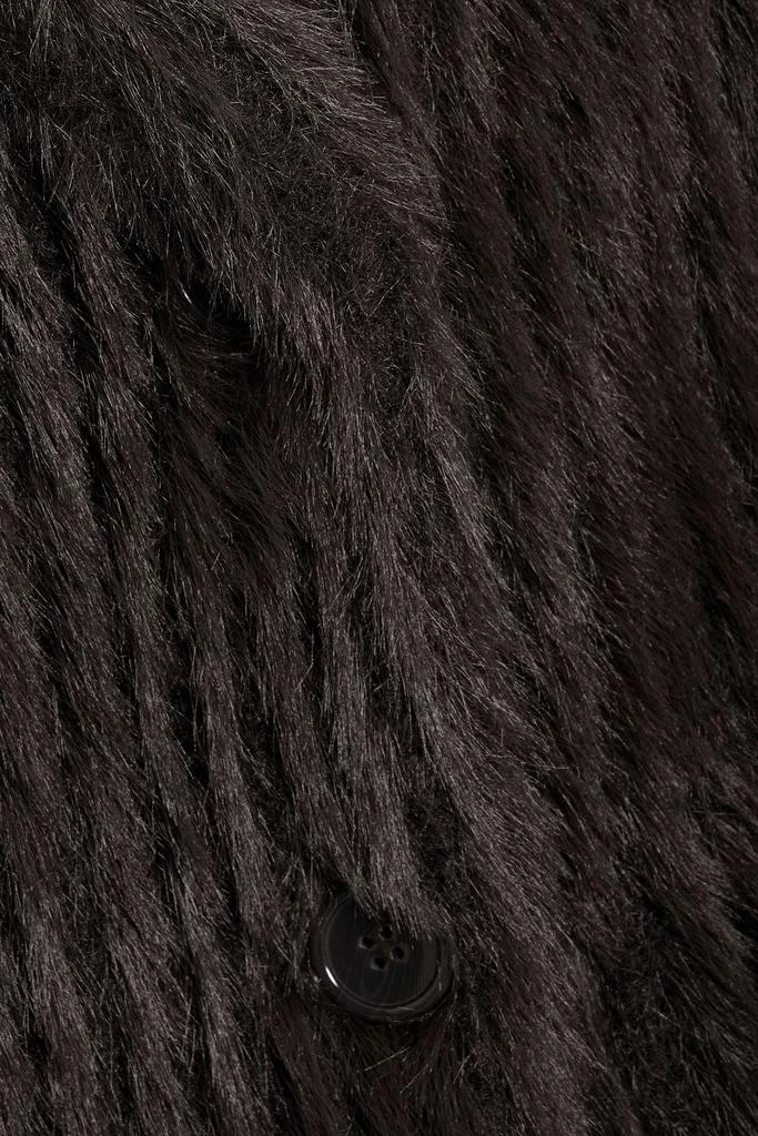 STAND STUDIO Zenni double-breasted faux fur coat 4