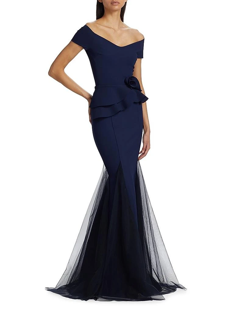 Chiara Boni Lady Illusion Tulle Gown 3