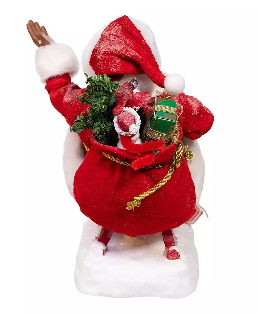 Kurt Adler 8.5" Fabriché Santa on Sled 3
