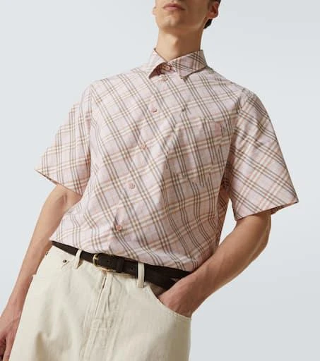 Burberry Burberry Check cotton bowling shirt 5