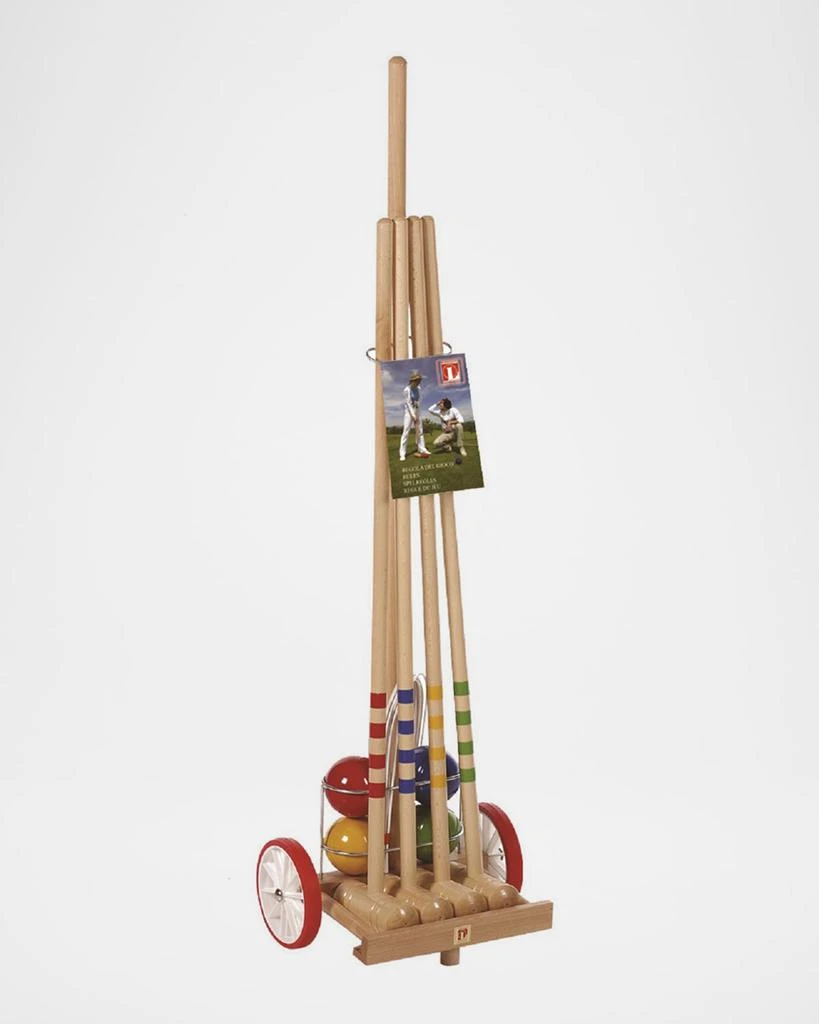 Kettler Kids' Croquet Set with Trolley Cart 1