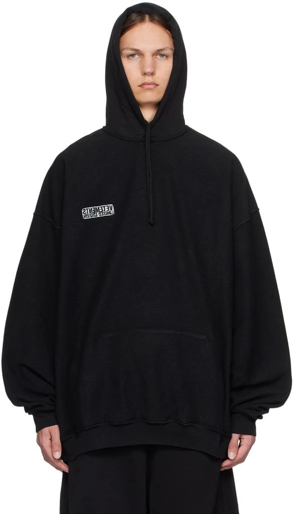 Shop Black Inside-Out Label Hoodie on Sale at BeyondStyle – Get 50