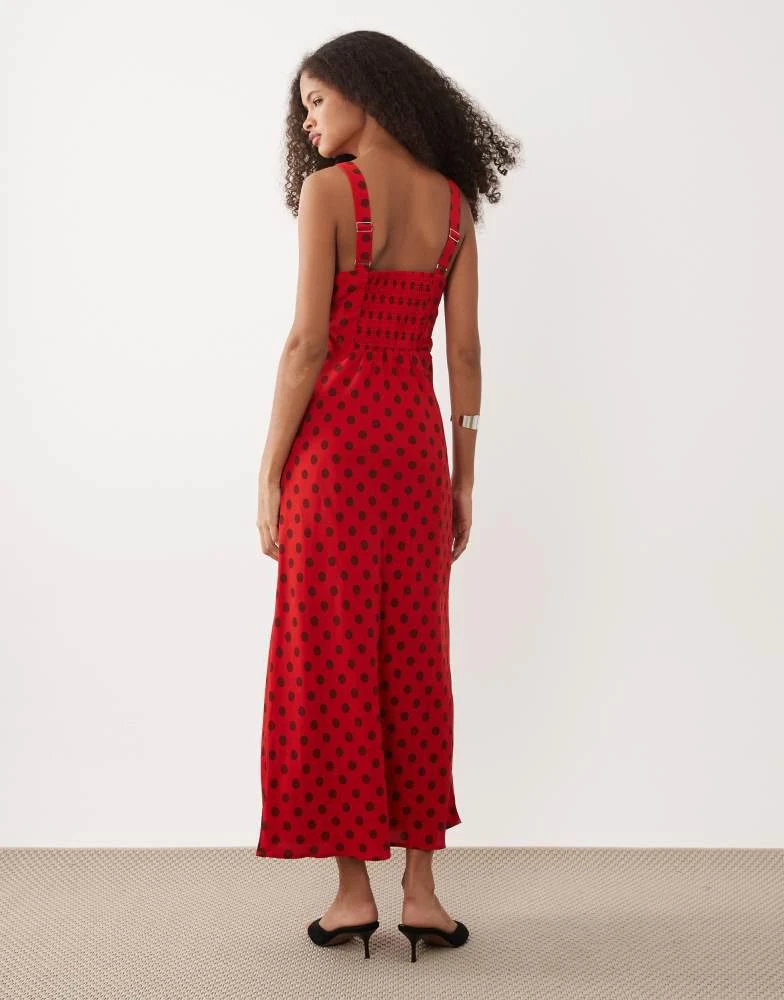 knee length dresses for ladies Summer Slip Wrap Dress – Tibi Official main image 1