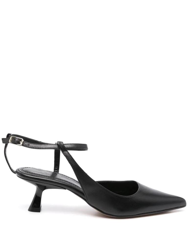 Souliers Martinez Souliers Martinez Camelia 50Mm Leather Pumps
