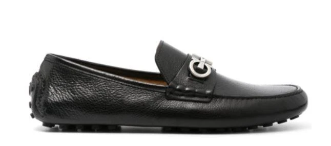 Salvatore Ferragamo LEATHER AND RUBBER SANDALS 5
