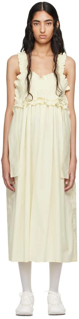 CECILIE BAHNSEN Yellow Giovanna Midi Dress 1