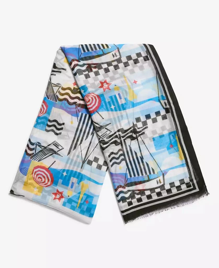 Karl Lagerfeld Paris Women's St Tropez Karl Wrap 2
