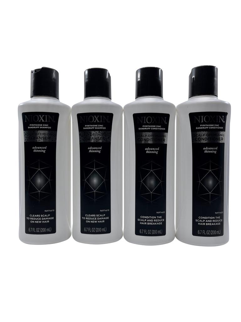 NIOXIN Pyrithione Zinc Dandruff Shampoo 6.7 OZ Duo & Conditioner 6.7 OZ Duo