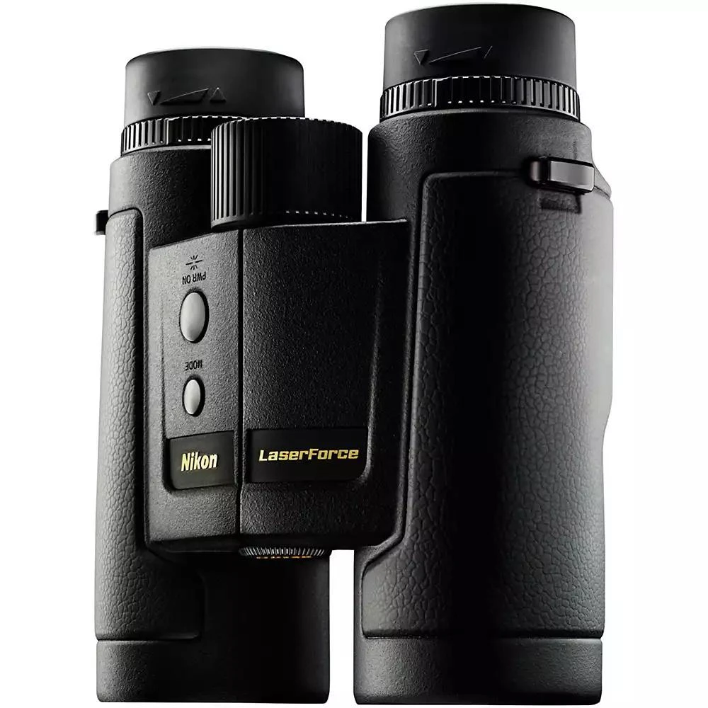 Nikon 10x42 LaserForce Range-Finder Water Proof Roof Prism Binocular with 6.1 Degree Angle of View, Black 5