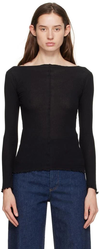 Baserange Black Pama Long Sleeve T-Shirt 1