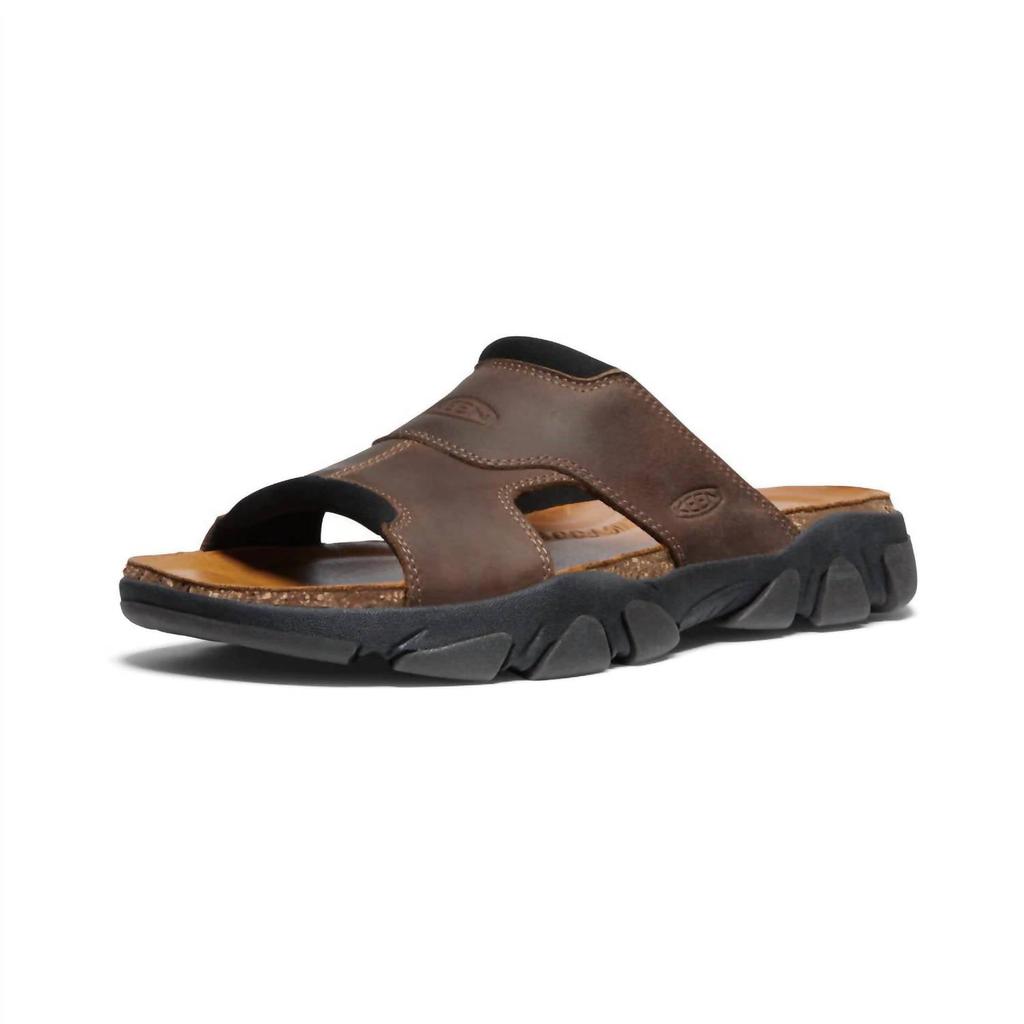 Shop Men's Daytona Ii Slide Sandal In Bison/black on Sale at