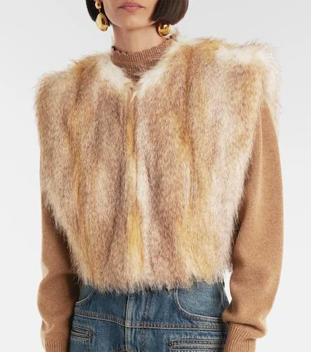 Isabel Marant Alexina faux fur vest 5