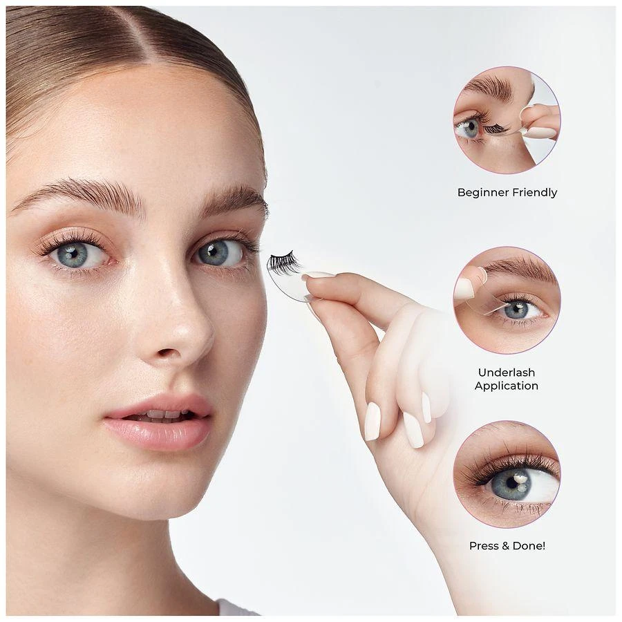 Kiss imPRESS Press-On Self Adhesive Eyelashes 14 mm 7