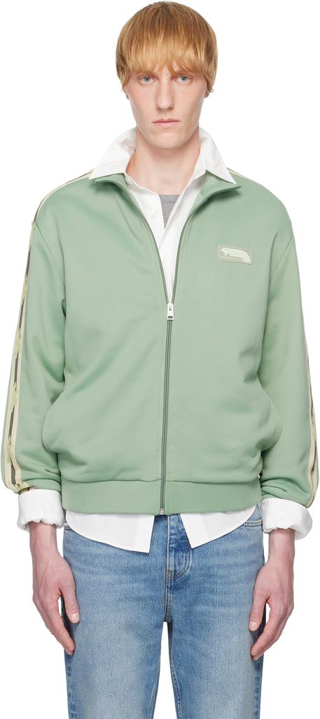 新品　Maison Kitsune FLASH FOX TRACK JACKET Shop Black Flash Fox Track Jacket on Sale at BeyondStyle – Get 70