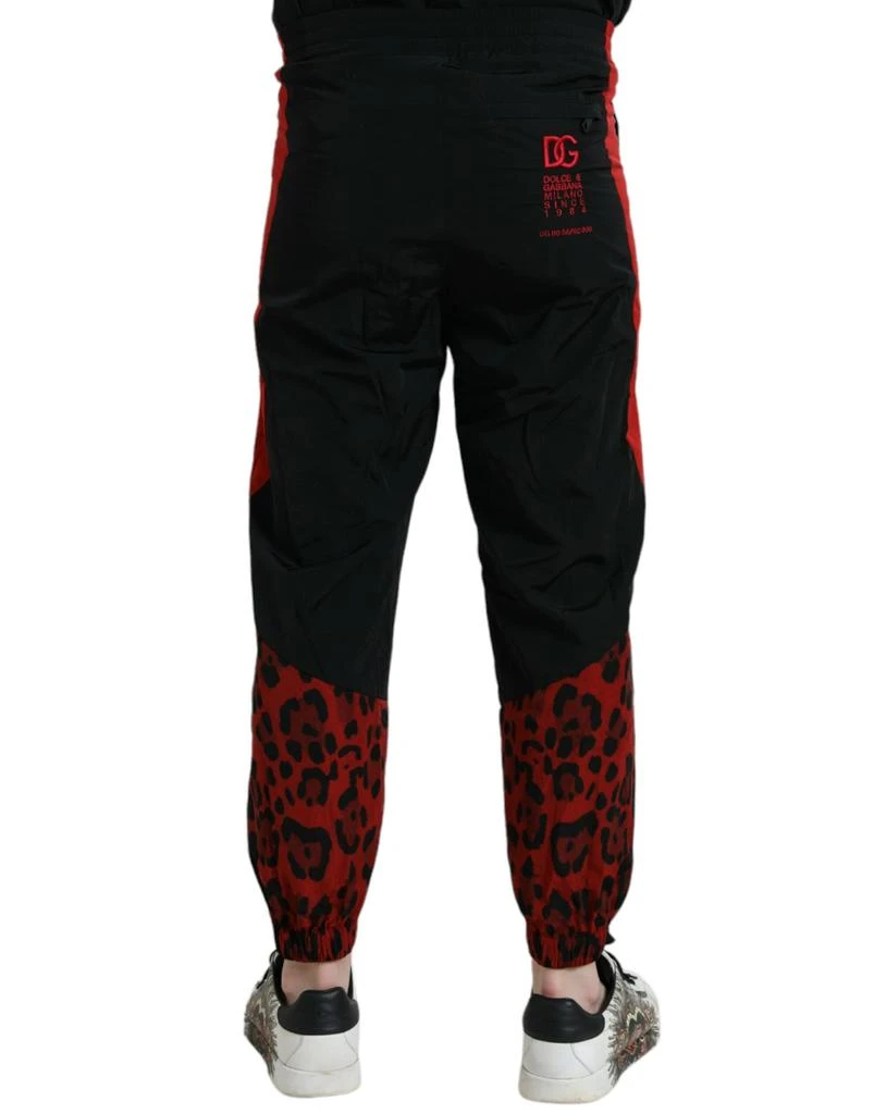 Dolce 
Gabbana Leopard Print Nylon Jogger Men
s Pants 2
