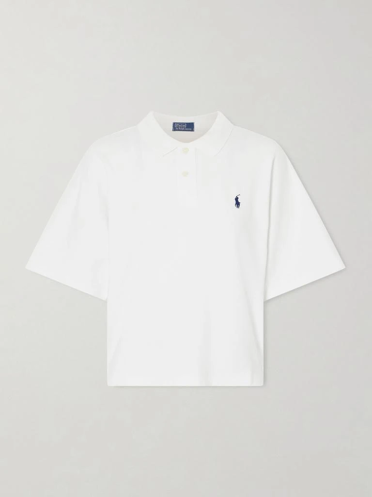 Ralph Lauren Embroidered Cotton-piqué Polo Shirt