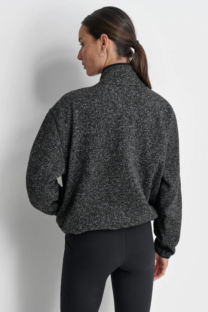 DKNY HALF ZIP FLEECE PULLOVER