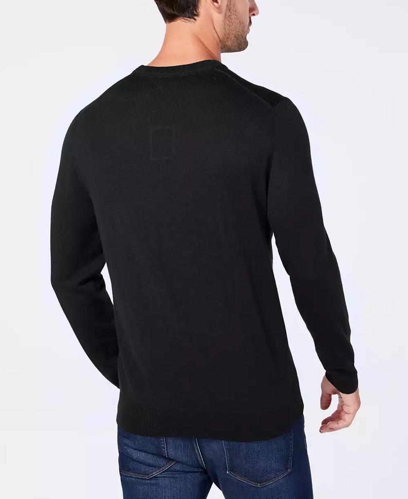 Club outlet Room Men's Regular-Fit 14-Zip Merino Wool Blend Sweater