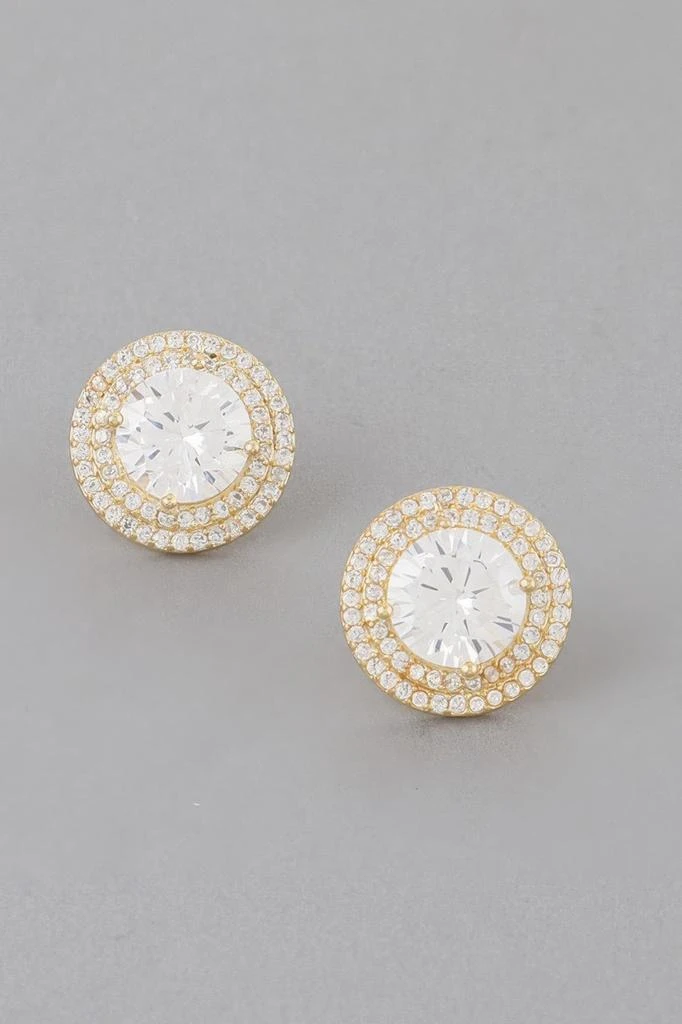 TRUEDAMES Crystal Rhinestone Stud Earrings