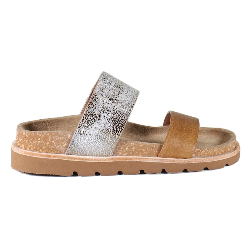 Diba True Baja Country Metallic Slide Sandals 1