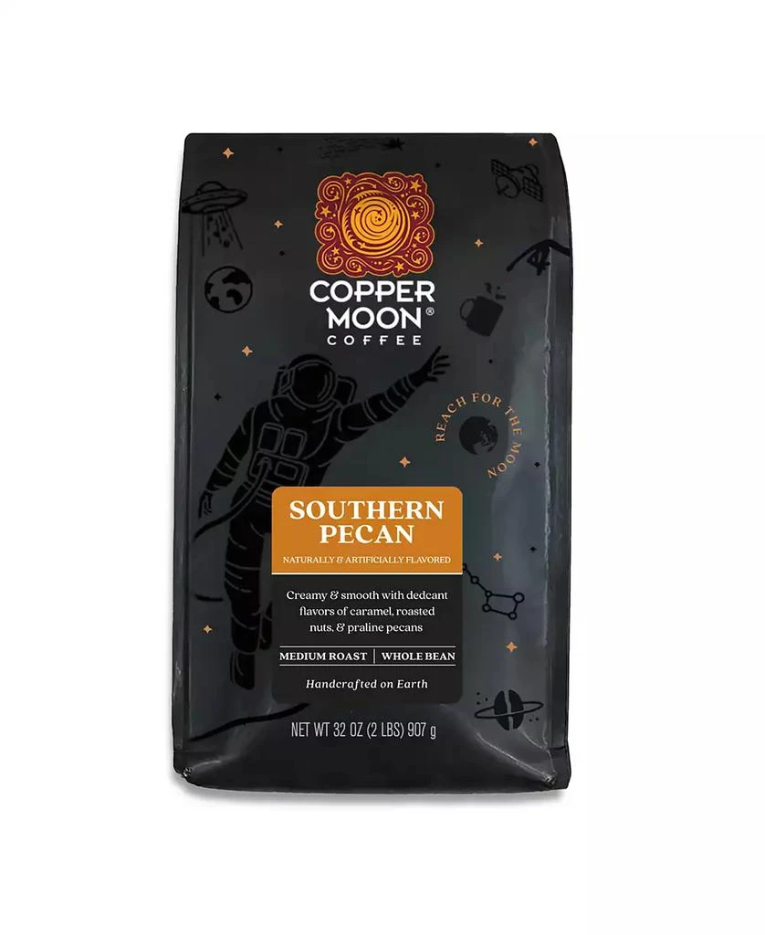 Copper Moon Coffee Whole Bean Coffee, Southern Pecan Blend, 2 lbs