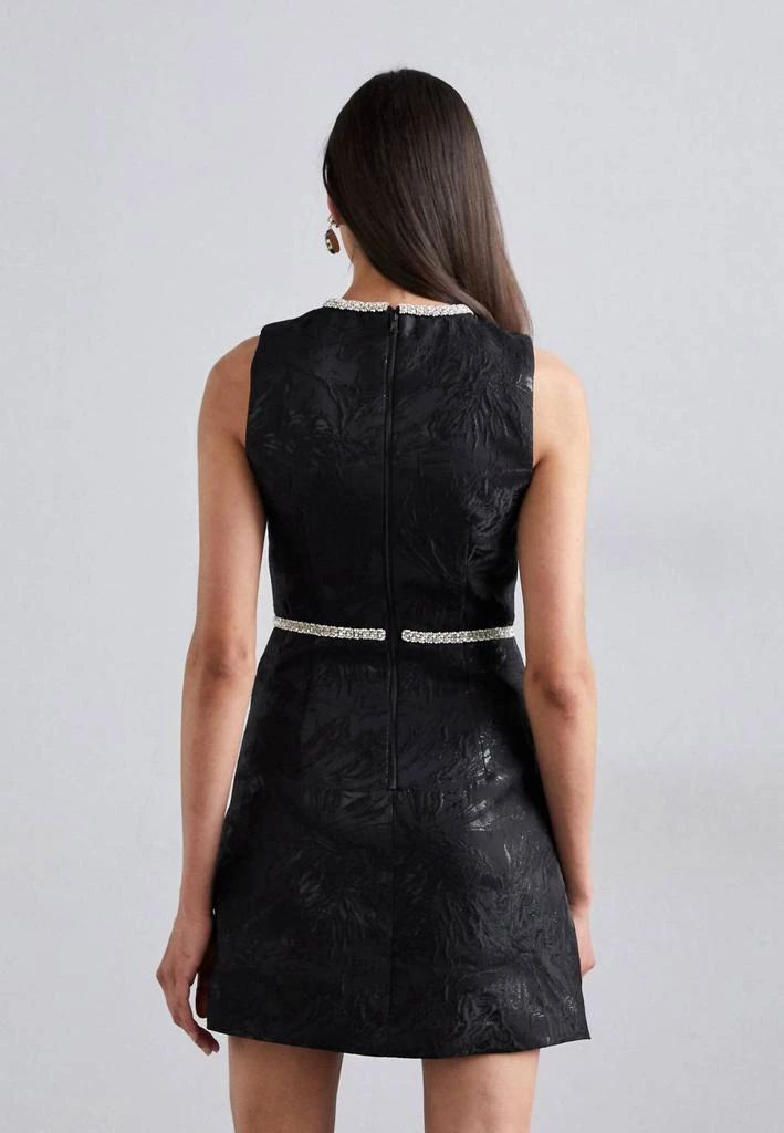 Alice + Olivia Alice + Olivia - Ellis Embellished Bow Mini Dress 3