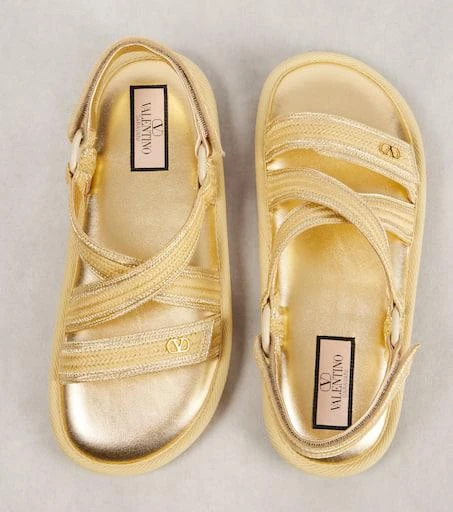 Valentino Lake Powell crochet-trimmed sandals 5