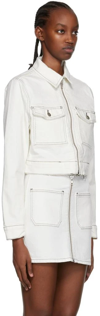 Reformation White Smith Denim Jacket 2