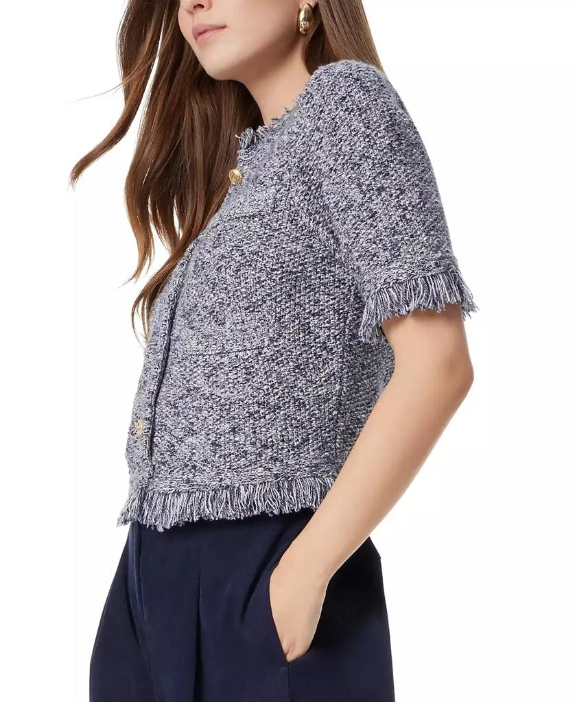 Sam Edelman Women's Ivy Fringe-Trim Jacket 3