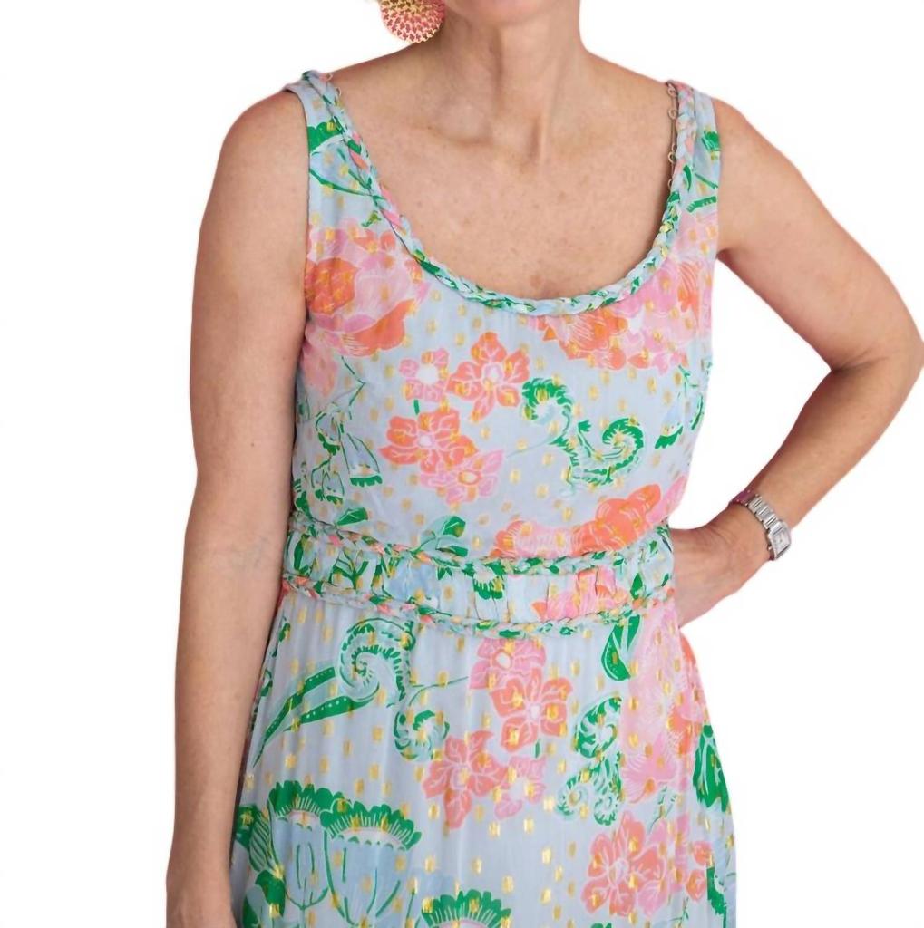 Ck Bradley Cleopatra Dress In Cordelia Sky Multi