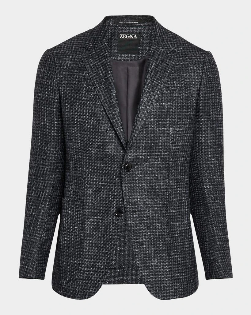 Zegna Men's Check Sport Coat 1