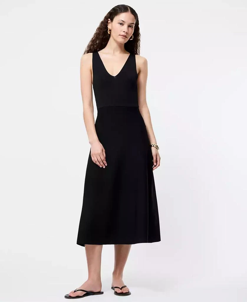 French Connection Women
s V-Neck Fit 
Flare Midi Dress 1