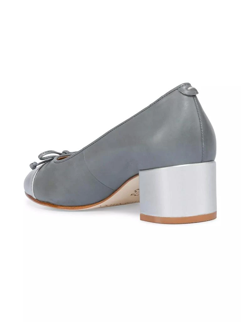 Bernardo Marisol Leather Cap-Toe Pumps 6