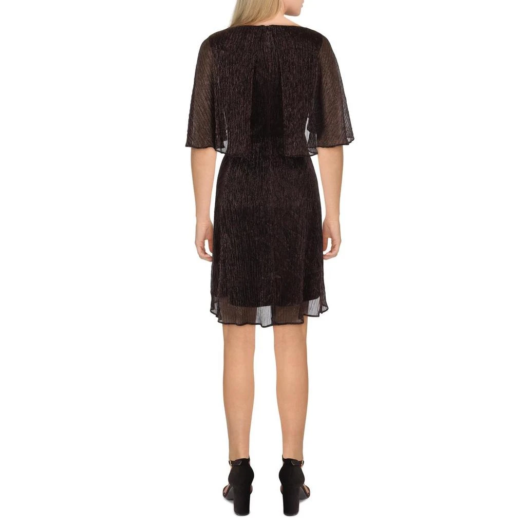 Gabby Skye Womens Above Knee Metallic Mini Dress 2