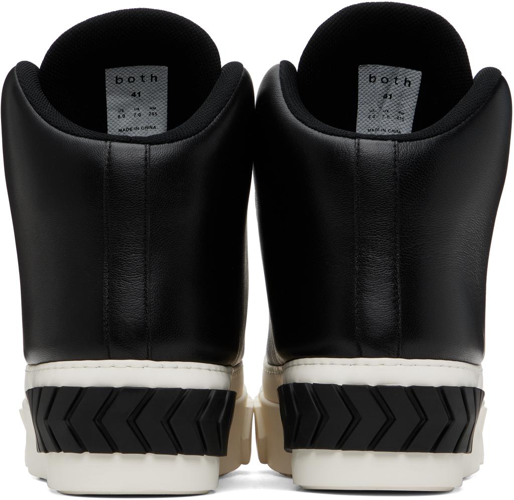 BOTH Black Tyres Platform Hi-Top Padded Sneakers