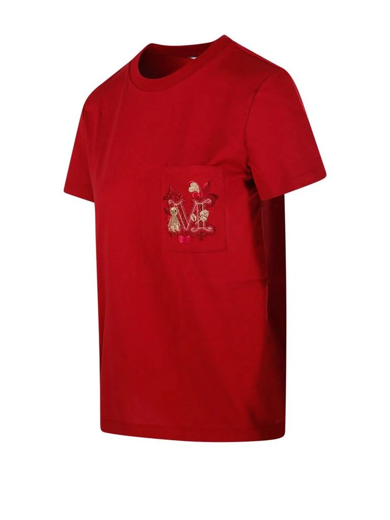 Max Mara Max Mara Nunzio Logo Embellished Crewneck T-Shirt 3