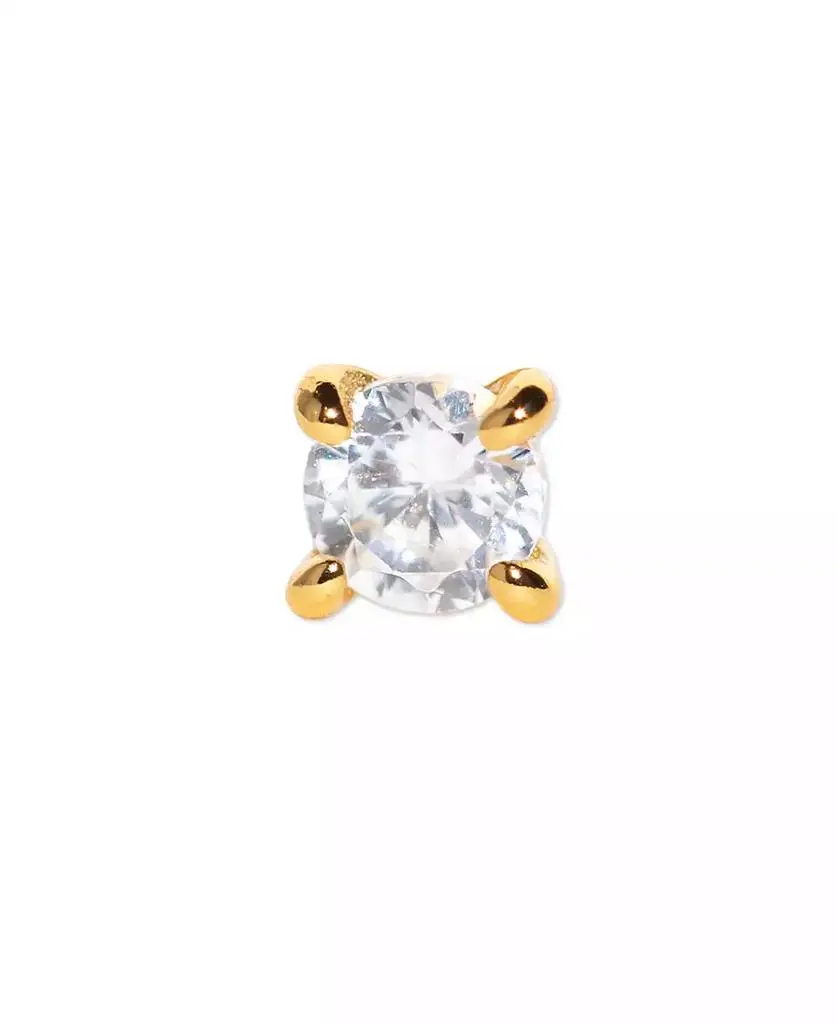 Girls Crew Crystal Dainty Brilliance Flat Back Earring