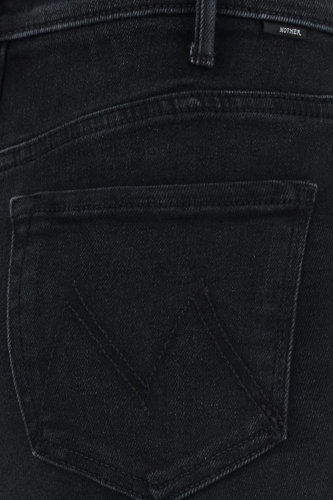 MOTHER Black stretch denim The Hustler Roller Heel jeans 2