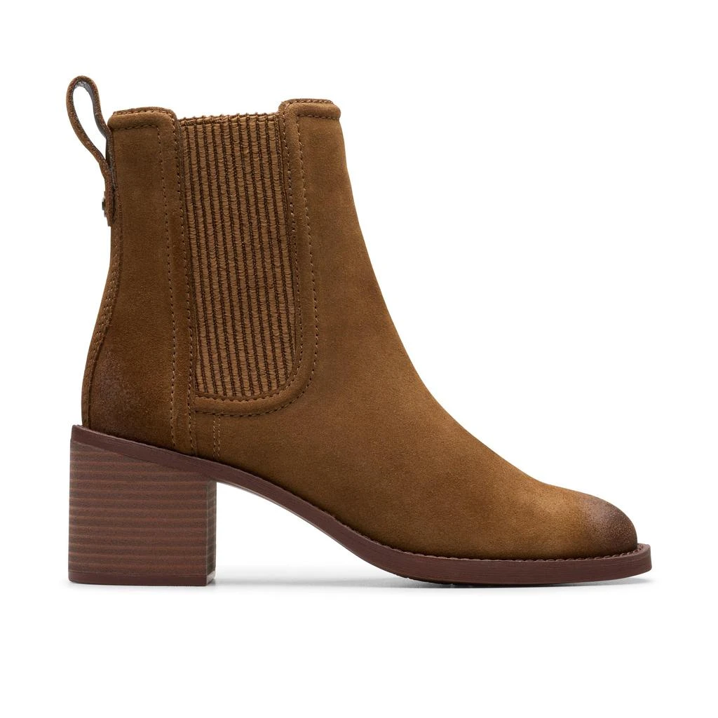 Clarks Chamberly Top in Brown Suede 1
