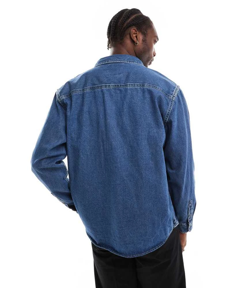 Vans Vans stevens denim shirt in classic blue 4