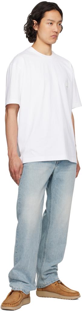 ★Solid Homme★ ホワイト Snow Mountain バックロゴ Tシャツ Solid Homme White Snow Mountain Back Logo T-shirt - T-Shirts