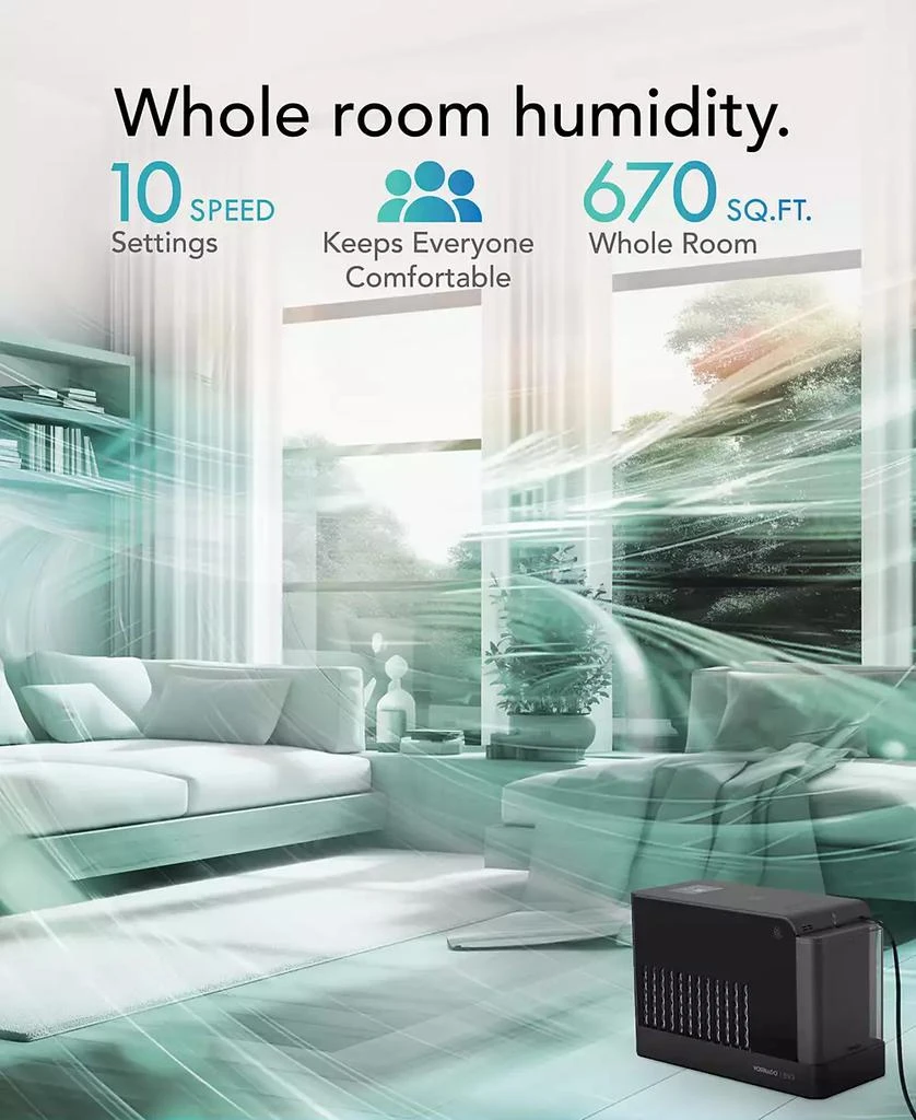 Vornado 11" EV3 Evaporative Whole Room Humidifier 4