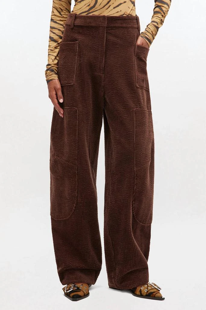 Ganni Ganni - Corduroy Curved Trousers 2
